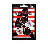 Motley Crue Plettro Rosso e Bianco - Pacco da 5