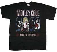 Motley Crue Shout At The Devil Nikki Sixx ufficiale Uomo maglietta unisex