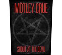 Motley Crue Shout At The Devil Pentagram 30x36x27cm Toppa da schiena da cucire
