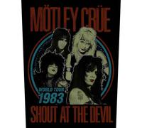 Motley Crue Shout at the Devil Tour 83 30x36x27cm Toppa da schiena da cucire