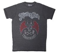 Motley Crue Skull Wings autorizzato Uomo maglietta