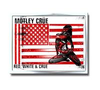 Motley Crue Spilla in metallo Red, White & Crue Ufficiale