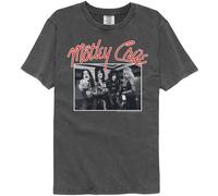Motley Crue Stand And Deliver Licenza Ufficiale Adulto Manica Corta Lavato Nero