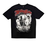 Motley Crue T Shirt Greatest Hits Band Shot Logo Ufficiale Uomo Nero