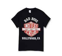 Motley Crue - T-Shirt # S Unisex Black # Bad Boys Shield