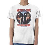 Motley Crue - T-Shirt # S White Unisex # Every Mothers Nightmare