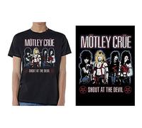 Motley Crue - T-Shirt # Xl Unisex Black # Shout At The Devil