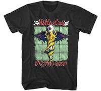 Motley-Crue Unisex T Shirt - Dr Feelgood Album Cover Graphic Tee S