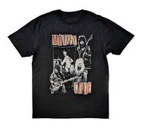 Motley Crue Vintage Punk Collage autorizzato Uomo maglietta