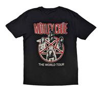 Motley Crue Vintage World Tour autorizzato Uomo maglietta
