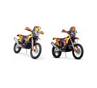 MAISTO KTM 450 Red Bull Rally Dakar 2024#8 Jeffrey Herlings, rosso - Modellino di moto 1:6 fedele da collezione con sterzo e supporto di presentazione, a partire dagli 8 anni (532246)