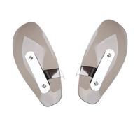 Moto 1Pair Smoke Clear Handle Bar Hand Guard Cold Protector Wind Deflector Shield Per Yamaha(Titanium color)