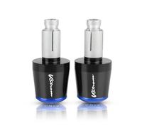 Moto 22 MILLIMETRI Manubrio Hand Grip Handle Bar End Cap Copertura Per SUZUKI V-Strom 250 650 1000 DL650 DL1000 DL250 Vstrom 2013-2018(Blue)