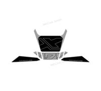 Moto 3D Epossidica Adesivo Kit Protezione Anteriore x-Adv 750 Perla Fango Grigio