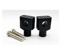 Moto 7/8 "1" Manubrio Riser Morsetto 22mm 25mm Manubrio Per Suzuki Per Boulevard C90 C90T C50T M95 C50 Morsetto montaggio motocicletta(Nero,25mm)