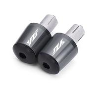 moto 7/8 "22mm Moto Manubrio EndsPlug Slider Manubrio Manopole Cap Accessori Per Yamaha YZF R3 R25 R6 R1 R125 R250 R6s estremità della maniglia(Titanium)