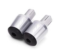 moto 7/8 "22mm Moto Manubrio EndsPlug Slider Manubrio Manopole Cap Accessori Per Yamaha YZF R3 R25 R6 R1 R125 R250 R6s estremità della maniglia(Silver)