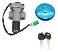 Moto Accensione Interruttore Per Suzuki Per GN125-2F Per GN 125cc Interruttore Accensione Motocicletta A 3 Fili Blocco Chiave Tappo Serbatoio Carburante Copertura Benzina