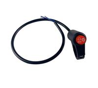Moto Accensione Pulsante 22mm Pulsante Interruttore Luci Di Emergenza Universale Per Moto Per Sostituzione Di Parti Modificate Di Motociclette Accessori Per Moto Pulsante Interruttore
