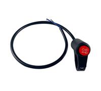 Moto Accensione Pulsante 22mm Pulsante Interruttore Luci Di Emergenza Universale Per Moto Per Sostituzione Di Parti Modificate Di Motociclette Accessori Per Moto Pulsante Interruttore