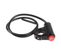 Moto Accensione Pulsante 22mm Pulsante Interruttore Luci Di Emergenza Universale Per Moto Per Sostituzione Di Parti Modificate Di Motociclette Accessori Per Moto Pulsante Interruttore