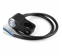 Moto Accensione Pulsante 22mm7/8 Di Pollice Interruttore Fari Manubrio Moto Con Luce Rossa/blu Interruttore A Pulsante Momentaneo Per Fendinebbia Componenti Per Moto Impermeabili
