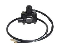 Moto Accensione Pulsante 7/8" 22mm Interruttore Luci Fendinebbia Per Fari Moto Pulsante Di Aggancio Nero Per Specchietto Retrovisore M10 Parti In Alluminio Per Moto