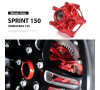 Moto Accessori CNC Alluminio Anteriore Disco Freno Ruota Mozzo Vespa Rosa Rosso