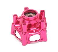 Moto Accessori CNC Alluminio Anteriore Disco Freno Ruota Mozzo Vespa Rosa Rosso