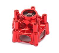 Moto Accessori CNC Alluminio Anteriore Freno a Disco Mozzo Ruota Vespa Rosso