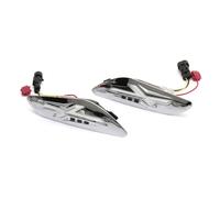 Moto Accessori LED Indicatore Direzione Luce Nero Cromo Posteriore Cromata