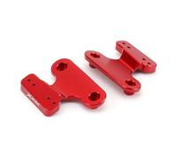 Moto Accessori Specchietti Avanti Mobile Kit Staffe Retrovisore Rosso Supporto