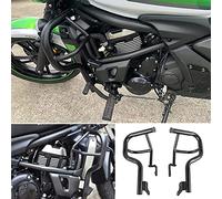 Moto Acciaio Nero Highway Engine Guard Crash Bar Telaio Paraurti di caduta Protezioni del serbatoio del gas per Vulcan S VN 650 2015 2016 2017 2018 2019 2020 2021 2022 2023 2024 15-24