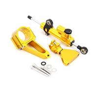 moto ammortizzatore manubrio Compatibile Con CBR600 Per F4i 1999-2007 Kit Supporto Per Staffa Di Montaggio Per Ammortizzatore Stabilizzatore Dello Sterzo Moto Accessori Regolabili(Yellow)