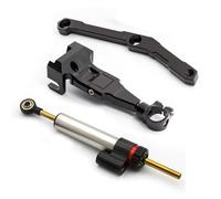 moto ammortizzatore manubrio Compatibile Con Yamaha Per FZ09 Per MT09 2013 2014 2015 2016 2017 2018 2019 2020 Kit Di Supporto Per Staffa Di Montaggio Stabilizzatore Ammortizzatore Sterzo Moto(Silver)