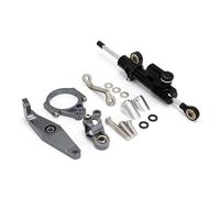 moto ammortizzatore manubrio Compatibile Con Yamaha Per XSR900 2022 2023 Kit Staffa Montaggio Stabilizzatore Ammortizzatore Sterzo Moto Parti Accessori Universali(Black-Gray)