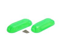 Moto Anteriore Ausiliaria Luce Indicatore LED Protezione Verde Fluorescente