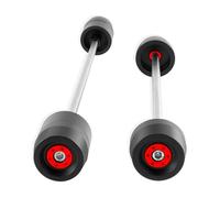 Moto Anteriore E Asse Posteriore Foderi Forcella Ruota Protezione Per ZX-10R Per Ninja1000R 2011-2025 Cursori telaio(rosso)