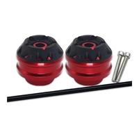 Moto Anteriore E Asse Posteriore Forcella Crash Sliders Cap Pad Per NINJA400 650 1000 Protezione Dalla Caduta Delle Ruote(Front Red3)