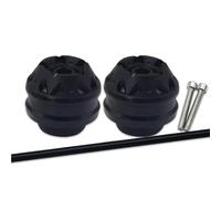 Moto Anteriore E Asse Posteriore Forcella Crash Sliders Cap Pad Per NINJA400 650 1000 Protezione Dalla Caduta Delle Ruote(Front Black2)