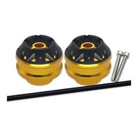 Moto Anteriore E Asse Posteriore Forcella Crash Sliders Cap Pad Per NINJA400 650 1000 Protezione Dalla Caduta Delle Ruote(Front Gold4)