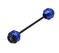 Moto Anteriore E Asse Posteriore Forcella Crash Sliders Cap Pad Per NINJA400 650 1000 Protezione Dalla Caduta Delle Ruote(Rear Blue7)