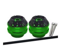 Moto Anteriore E Asse Posteriore Forcella Crash Sliders Cap Pad Per NINJA400 650 1000 Protezione Dalla Caduta Delle Ruote(Front Green6)