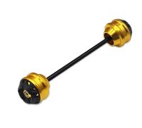 Moto Anteriore E Asse Posteriore Forcella Crash Sliders Cap Pad Per NINJA400 650 1000 Protezione Dalla Caduta Delle Ruote(Rear Gold10)