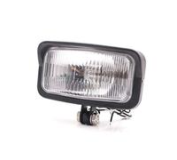 Moto Anteriore Inferiore Montaggio Quadrato Rettangolare Faro Anteriore Per Harley Honda Kawasaki Suzuki Yamaha Cafe Racer Retro Vintage Bike Cruiser Chopper Custom (Nero)