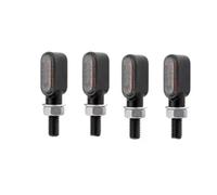 Moto Anteriore Posteriore Indicatore di Direzione Per Cafe Racer Per Mini Motocicletta Indicatori di direzione Luce lampeggiante ambra Indicatore Lampada indicatore 12V spia(4PCS-3)