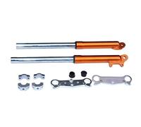 Moto Aria Ammortizzatori Set di sospensioni ammortizzatori anteriori per parti modifica per motociclette fuoristrada a due tempi da 47 cc e 49