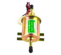 Moto ATV Alimentazione Carburante Pompe Rubinetto Di Commutazione HEP-02A Benzina Diesel In Linea A Bassa Pressione Pompa Elettrica 12V riparazione carburatore(Yellow)