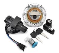 Moto Avviamento Chiave Compatibile con CB400 per CB400SF 1992-1998 Set di Chiavi di Blocco Dell'interruttore di Accensione Set di Interruttori Accensione Moto Cilindro Blocco Dell'accensione