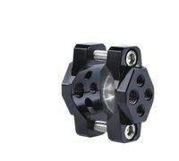 Moto Base rialzo Adattatore per manubrio moto da 17-32 mm - Morsetto con | Supporto universale per manubrio moto da 17-32 mm - Morsetto con staffa in metallo per faretto per fendinebbia